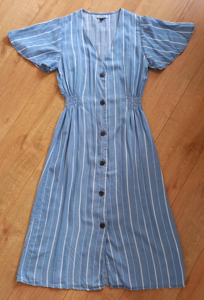 True Spirit lichtblauwe zomerjurk maat M, Kleding | Dames, Maat 38/40 (M), Blauw, Ophalen of Verzenden, Onder de knie