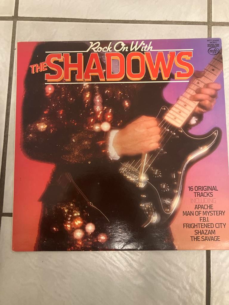 The Shadows - Rock On With The Shadows LP (1977), Ophalen of Verzenden, Zo goed als nieuw