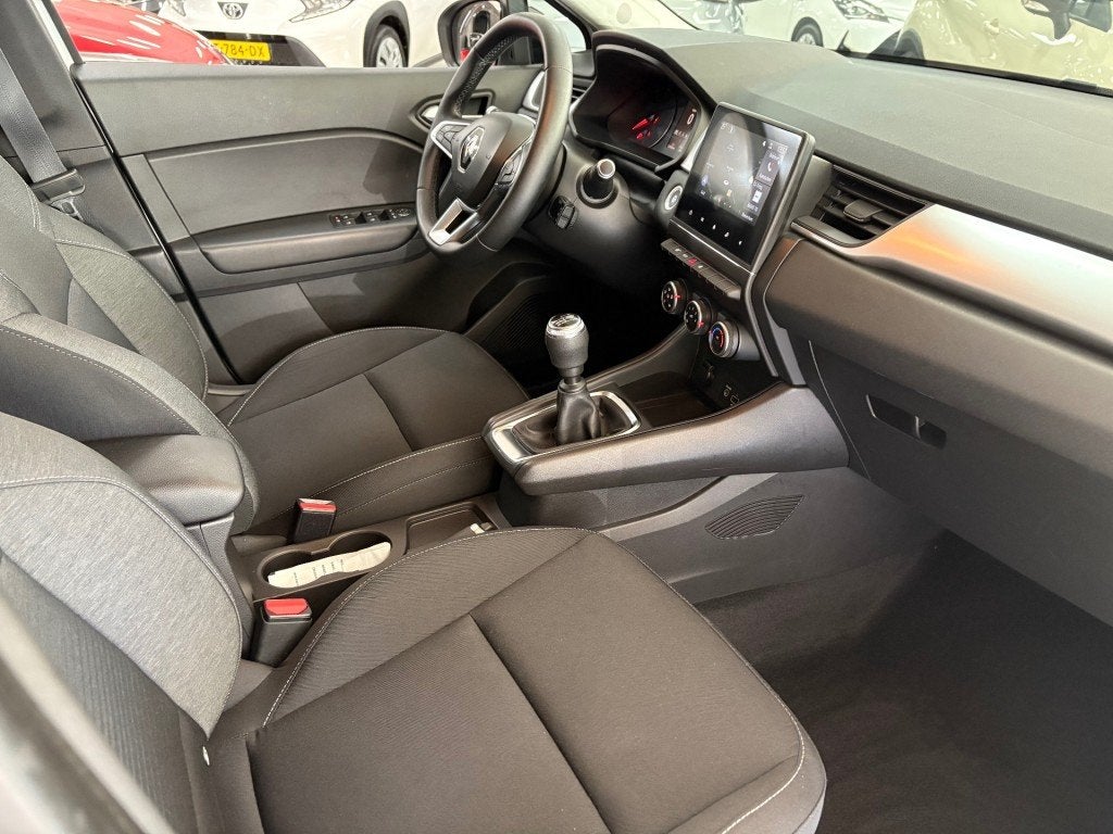 Renault CAPTUR 1.0 TCE Navigatie Airco Multimedia PDC Trekha, Auto's, Voorwielaandrijving, Gebruikt, Met garantie (alle), Wit