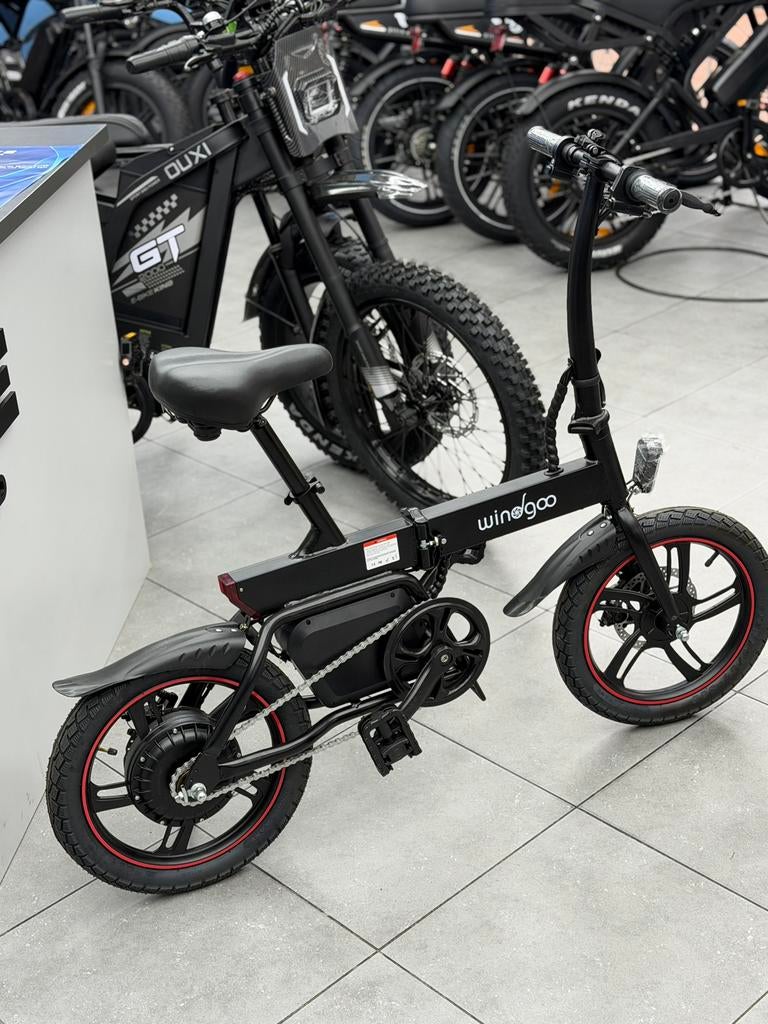 NIEUW Wingoo B20 zwart elektrische vouwfiets ebike fiets, Windgoo, 14 tot 16 inch, Lisse, Nieuw