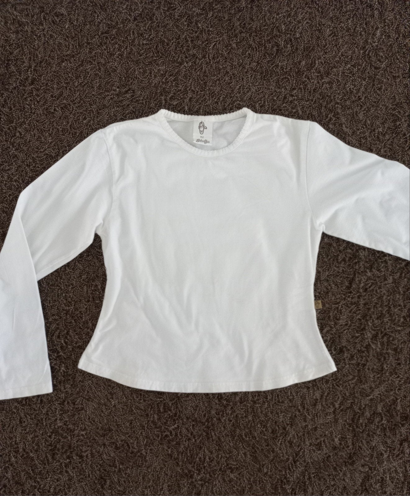Schoeffies creme shirt lange mouw maat 152, Kinderen en Baby's, Kinderkleding | Maat 152, Jongen of Meisje, Ophalen of Verzenden