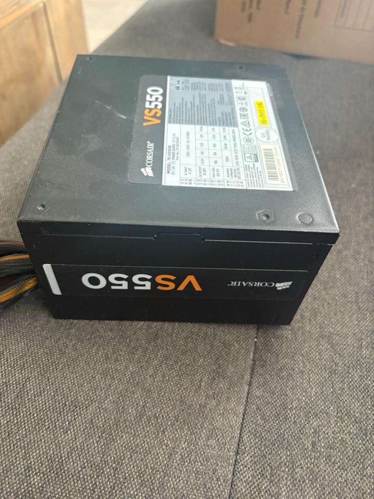 Corsair VS550 550W ATX Voeding - Gebruikt, Computers en Software, Interne voedingen, Ophalen of Verzenden, Gebruikt