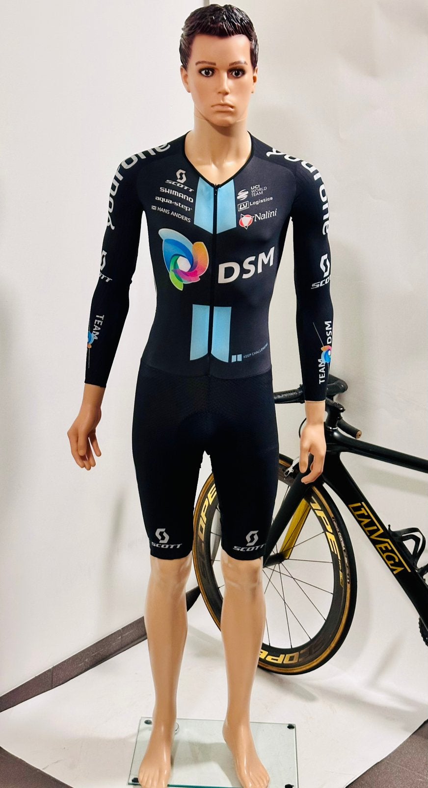 Wielrenkleding tijdritpak snelpak speedsuit maat 3 Nalini, Fietsen en Brommers, Ophalen of Verzenden, Zo goed als nieuw, Bovenkleding
