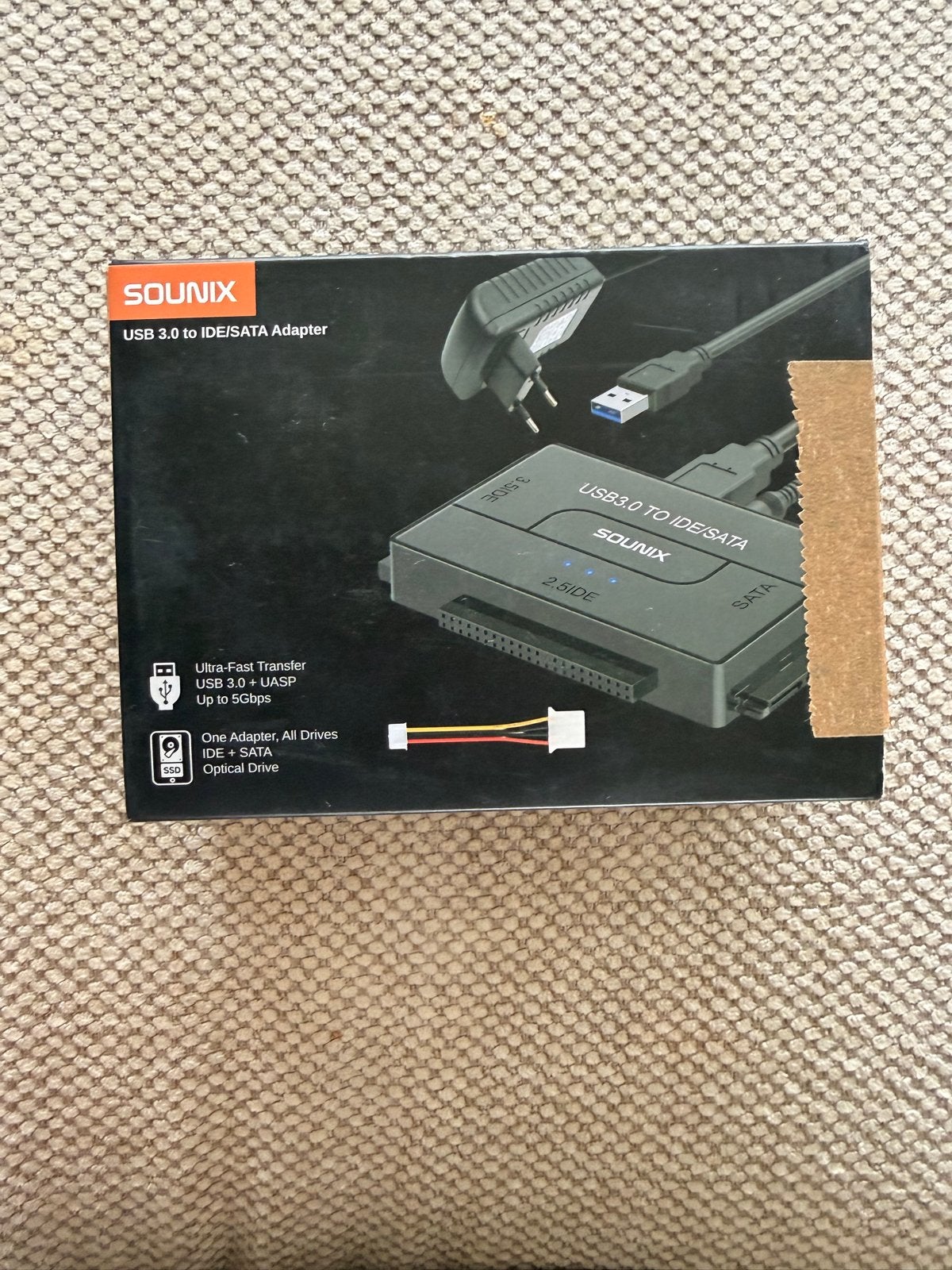 Sounix USB 3.0 naar SATA/IDE Adapter - Nieuw, Verzenden, Server, HDD, Nieuw