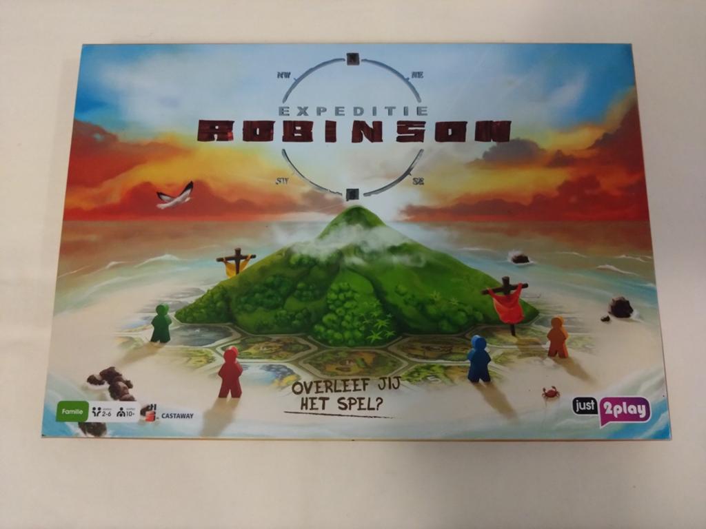 Expeditie Robinson bordspel - Overleef jij het spel?, Vijf spelers of meer, Ophalen of Verzenden, Zo goed als nieuw, Just 2 Play