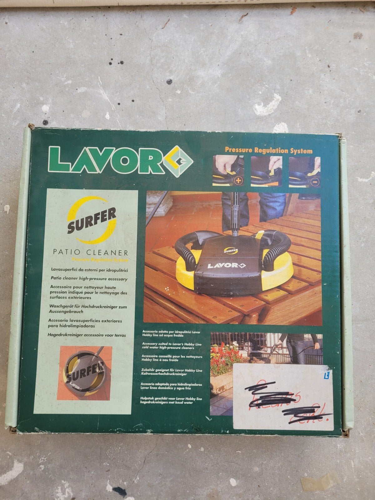 Lavor Surfer Patio Cleaner - Terrasreiniger, Ophalen, Gebruikt, Lavor