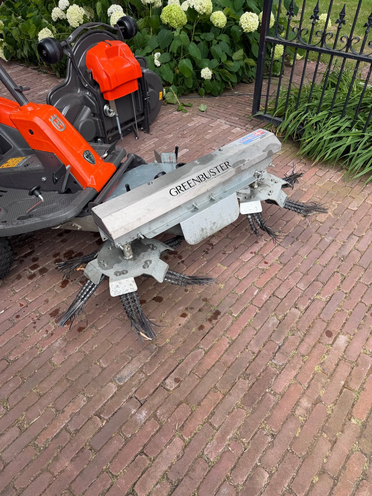 Green buster 200 onkruidborstel te koop, Ophalen, Gebruikt