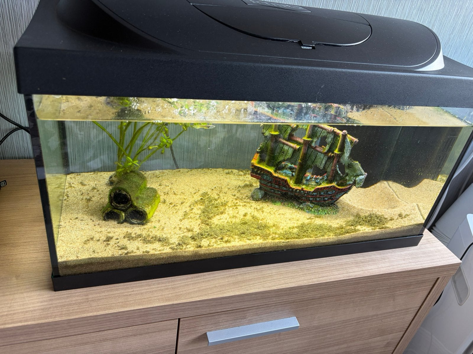 Te koop Aquarium, Dieren en Toebehoren, Ophalen, Zo goed als nieuw, Leeg aquarium
