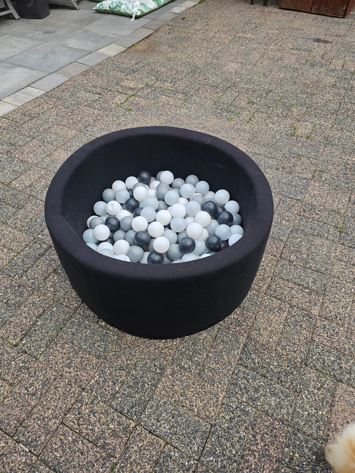 Ballenbak met ballen - Zwart/grijs/wit, Ophalen, Gebruikt, Overige typen