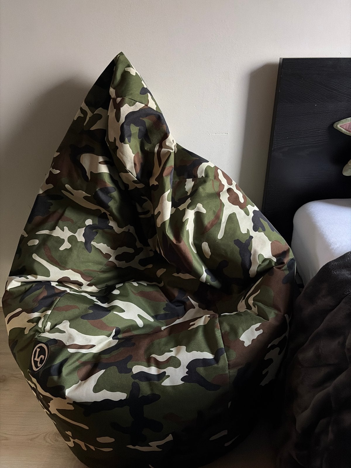 Zitzak camouflage print - Comfortabel en stijlvol, Huis en Inrichting, Ophalen, Zo goed als nieuw, Meerkleurig, Zitzak