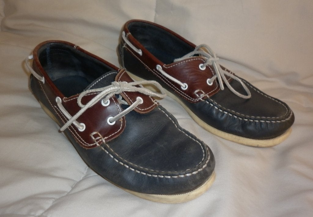 bootschoenen    maat  43, Blauw, Overige typen, Ophalen of Verzenden, Gedragen