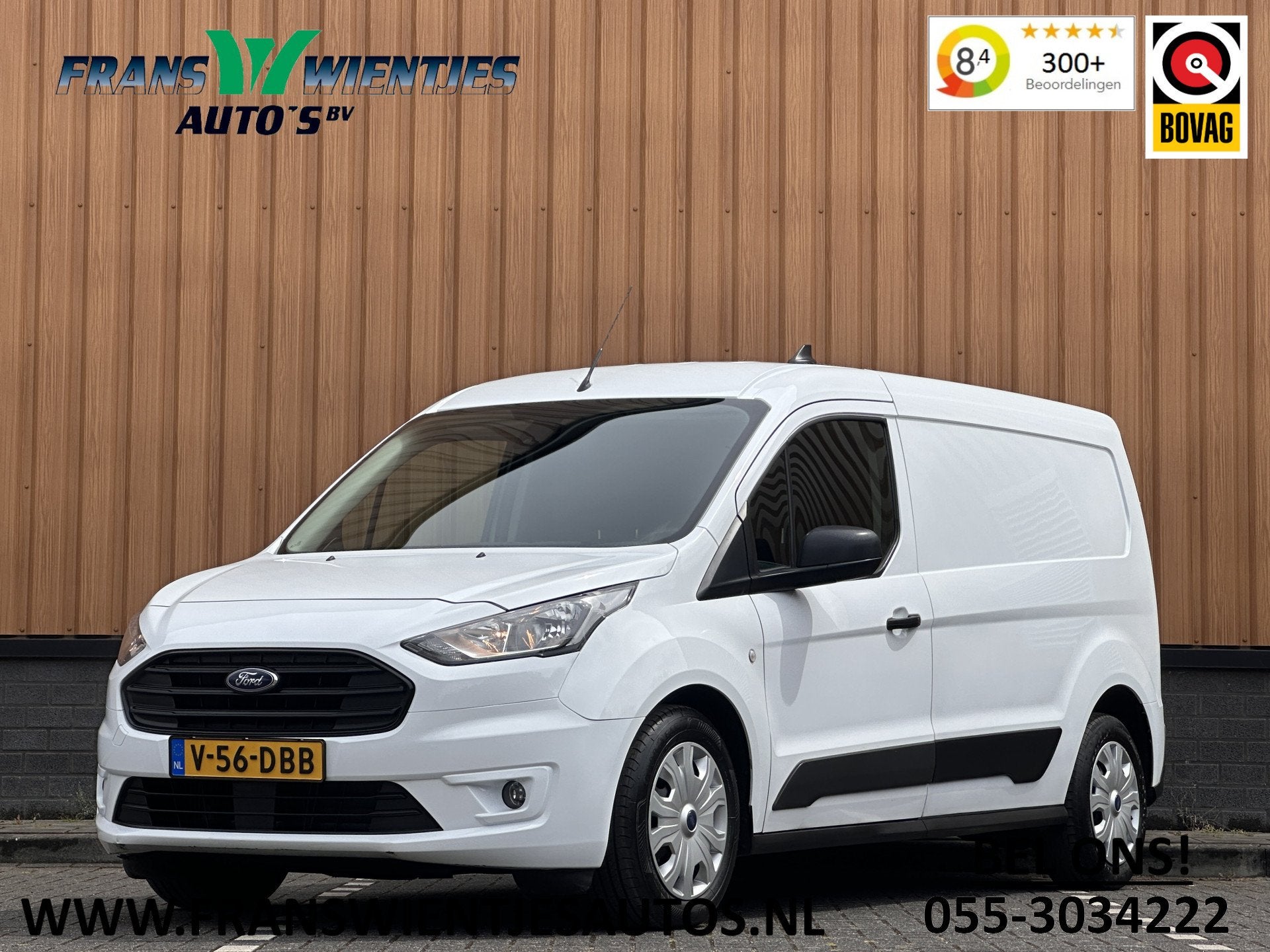 Ford Transit Connect 1.5 EcoBlue L2 Trend | Apple Carplay |, Voorwielaandrijving, Gebruikt, 4 cilinders, Wit