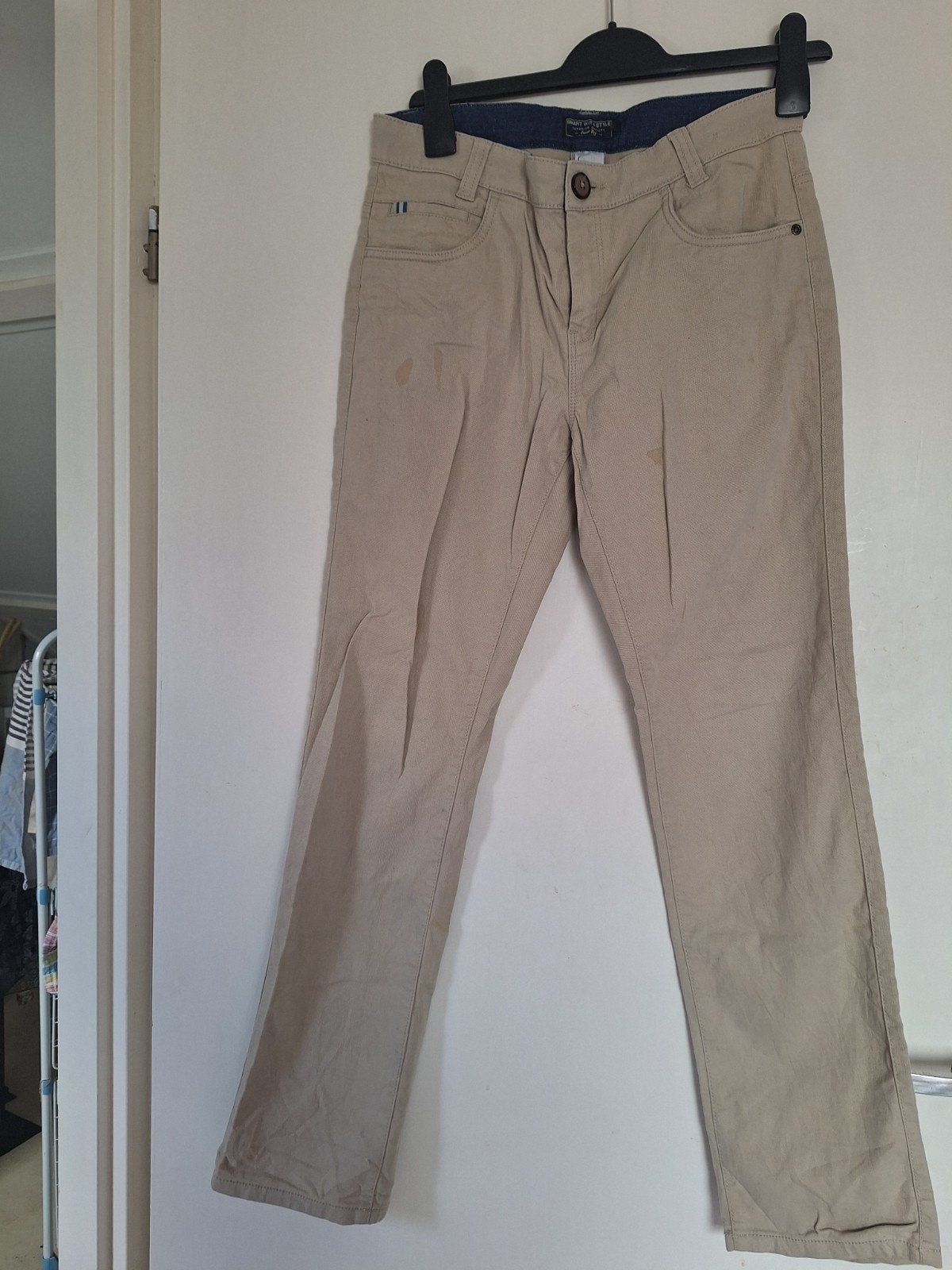 Nette beige broek voor jongens - Zara en C&A, Ophalen of Verzenden, Jongen