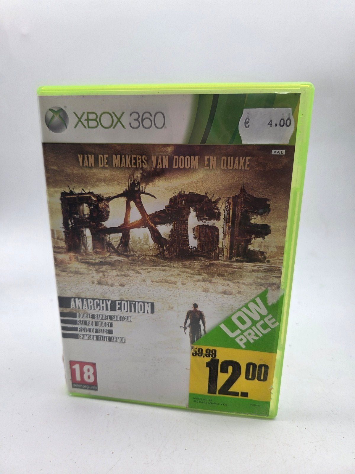 RAGE Anarchy Edition Xbox 360 - Actie Shooter Game, Online, Vanaf 18 jaar, Shooter, 1 speler