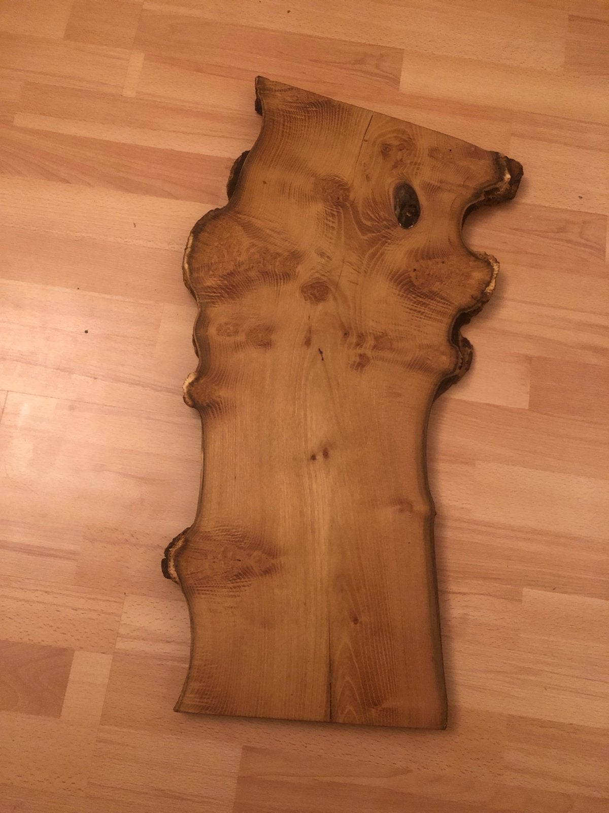 Unieke grote Hardhouten Snij- of Borrelplank, Hout, Snij-/serveerplank, Nieuw, Ophalen of Verzenden