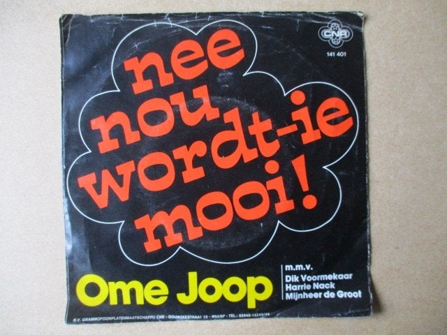 s0136 ome joop - nee nou wordt-ie mooi, Ophalen, Gebruikt, 7 inch, Overige genres