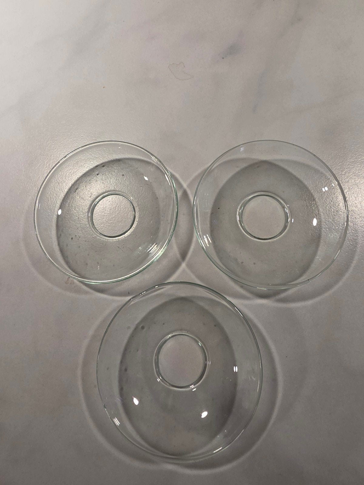 Druppelvangers voor kaarsen, Ophalen of Verzenden, Zo goed als nieuw, Glas, Overige typen
