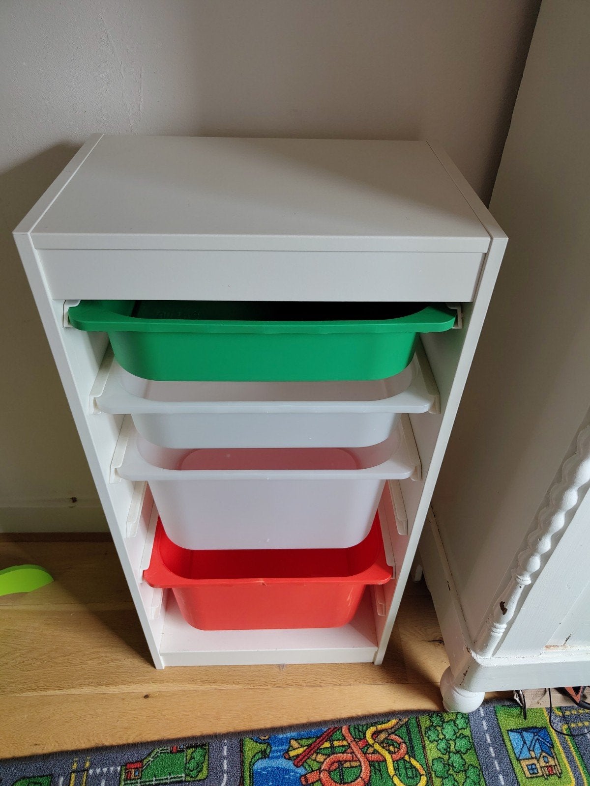 Gratis IKEA Trofast opbergkast met bakken, Ophalen, Gebruikt, Kast
