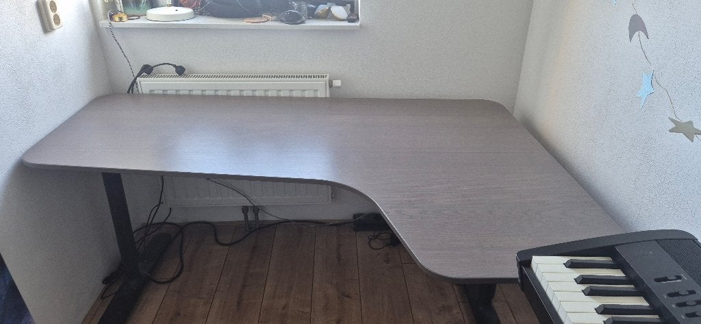Ikea Bekant bureau, Huis en Inrichting, Ophalen, 160 cm, Gebruikt, Hoekbureau