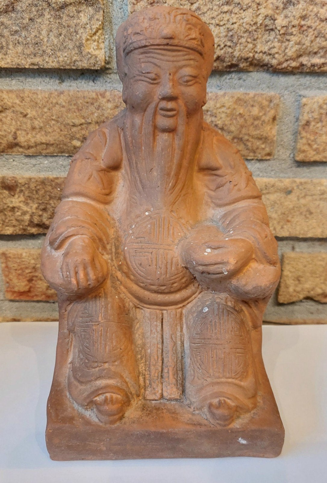 Antieke Terracotta chinese beeld, Antiek en Kunst, Ophalen of Verzenden