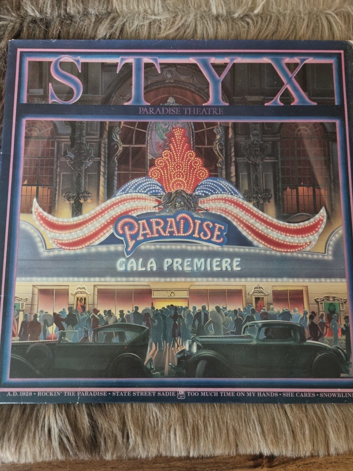 Styx - Paradise Theatre LP (1981) - Classic Rock Vinyl, LP, Gebruikt, Ophalen of Verzenden, Classic Rock