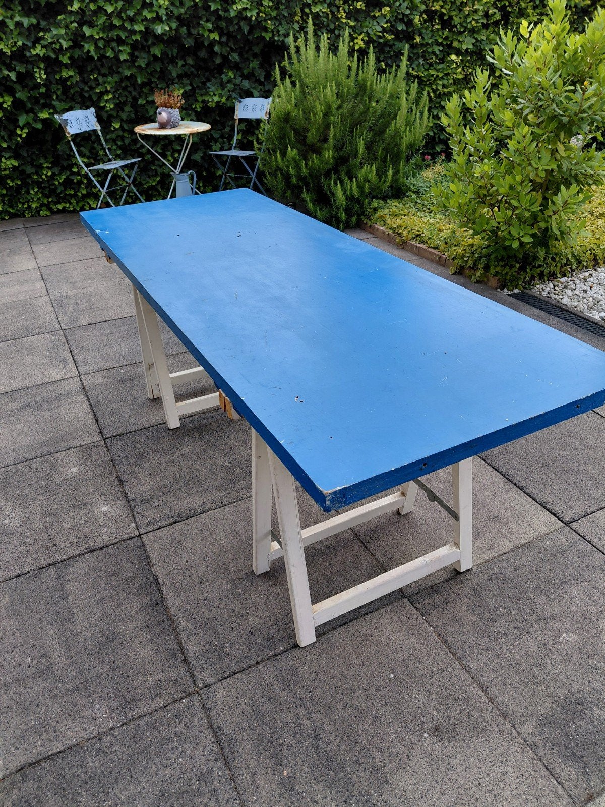 Tuintafel, Ophalen