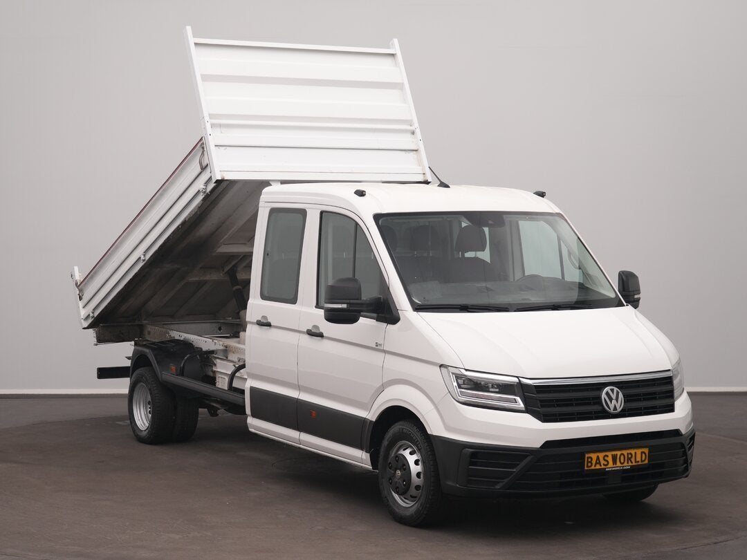 Volkswagen Crafter 177pk Tipper Kipper Dubbele Cabine Dubbel, Auto's, Gebruikt, Euro 6, 4 cilinders, Volkswagen