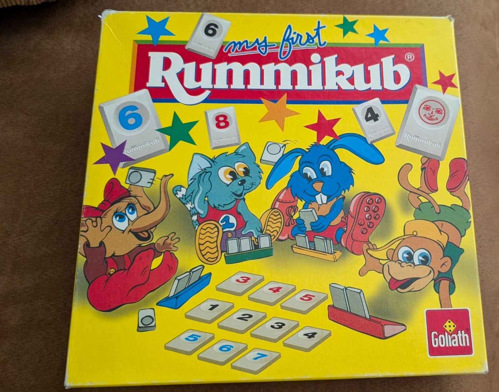 My First Rummikub - Leuk familiespel voor jonge spelers, Drie of vier spelers, Ophalen of Verzenden, Gebruikt, Goliath