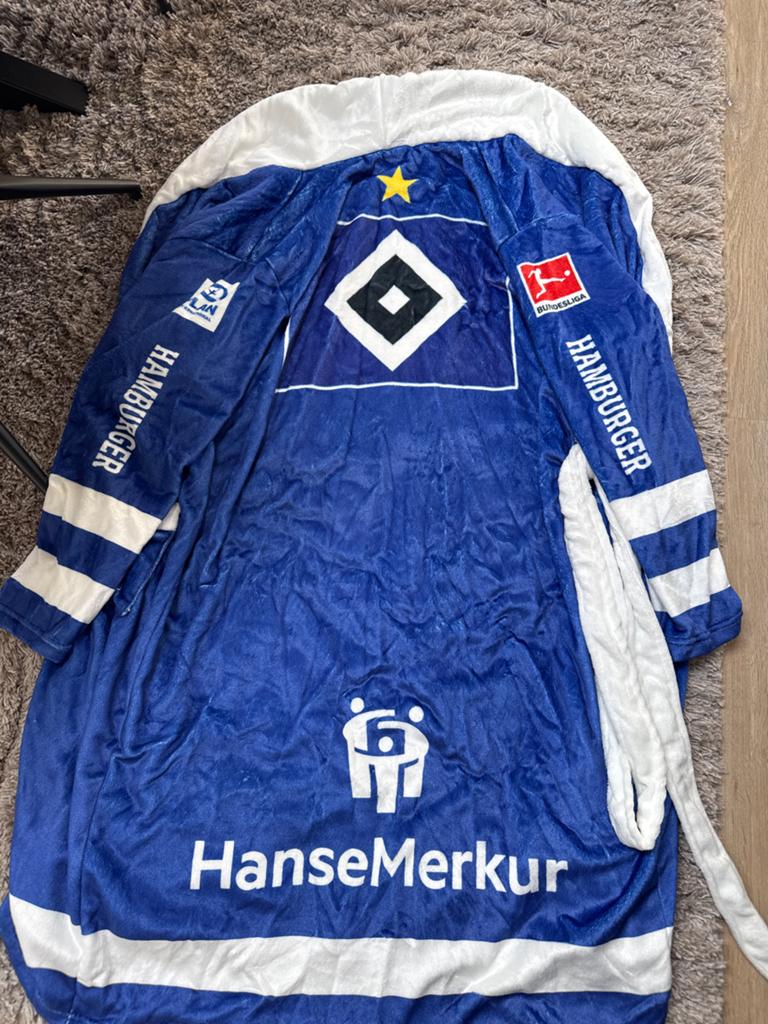 HSV Badjas - Hamburger SV Fleece Badjas XL, Verzamelen, Sportartikelen en Voetbal, Verzenden, Zo goed als nieuw, Buitenlandse clubs