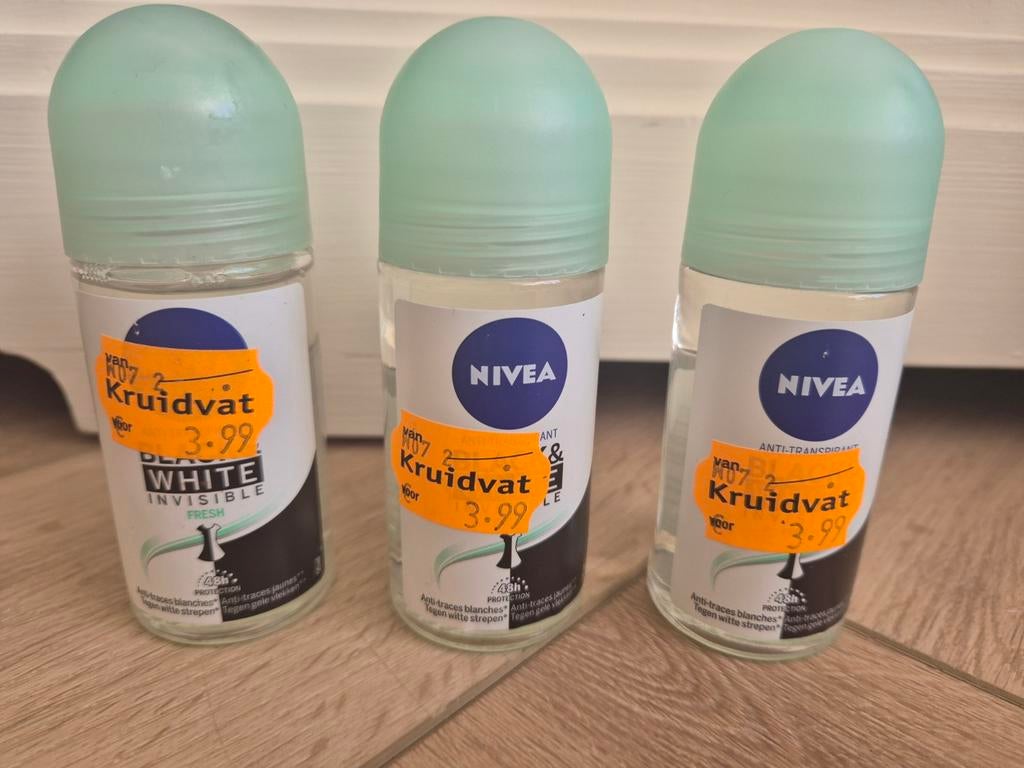 Nivea deorollers, Ophalen, Nieuw