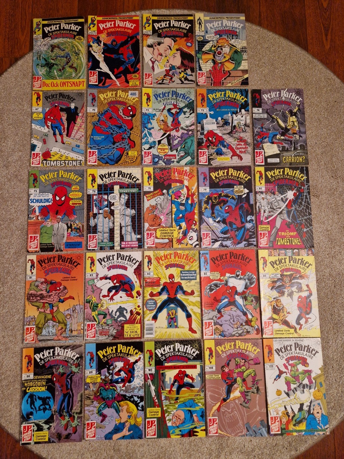 Peter Parker de Spektakulaire Spiderman strips., Boeken, Strips | Comics, Meerdere comics, Ophalen of Verzenden, Gelezen, Europa