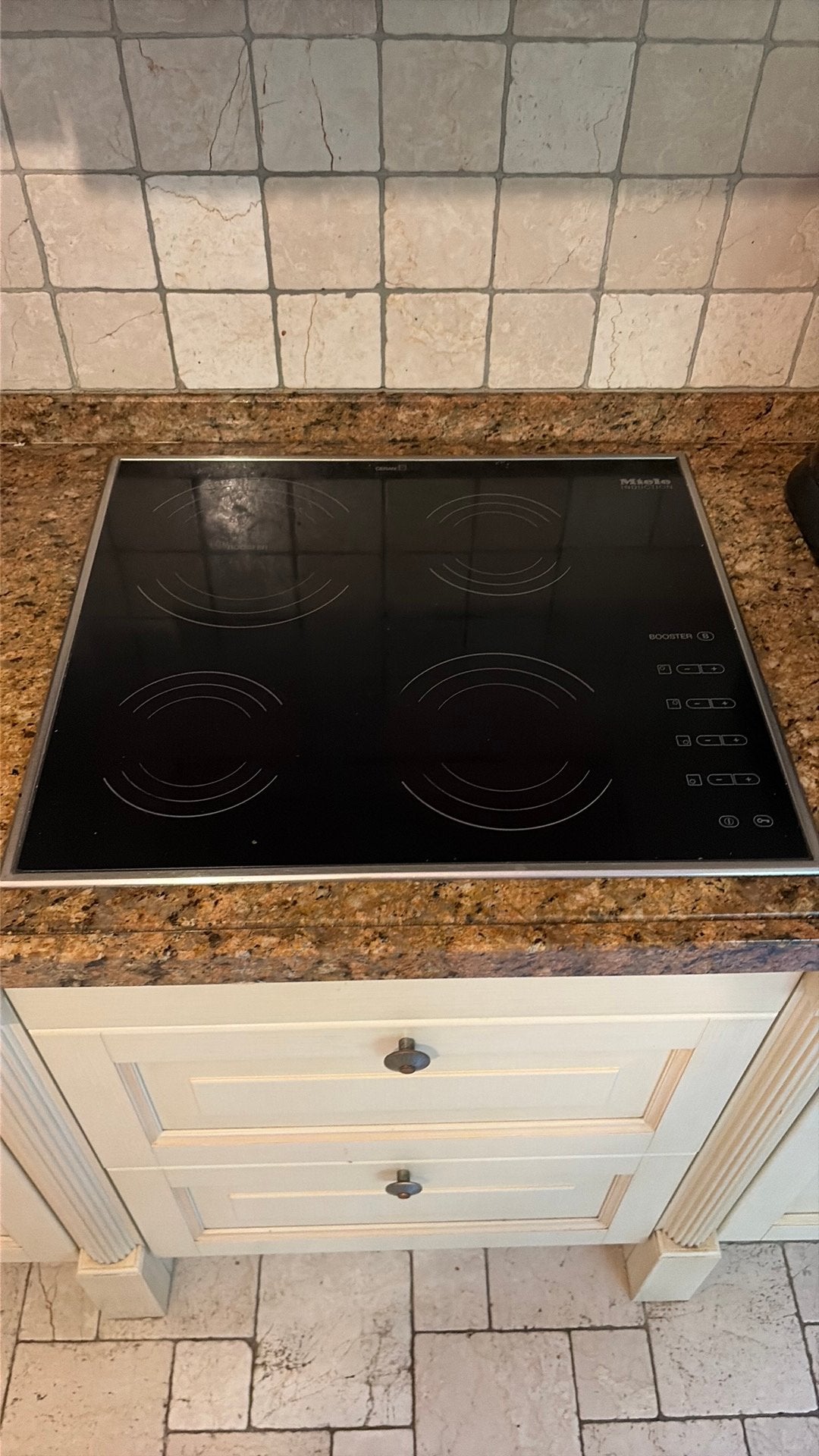 Miele kookplaat, Witgoed en Apparatuur, Kookplaten, Zo goed als nieuw, Inbouw, Gas, 4 kookzones, Ophalen
