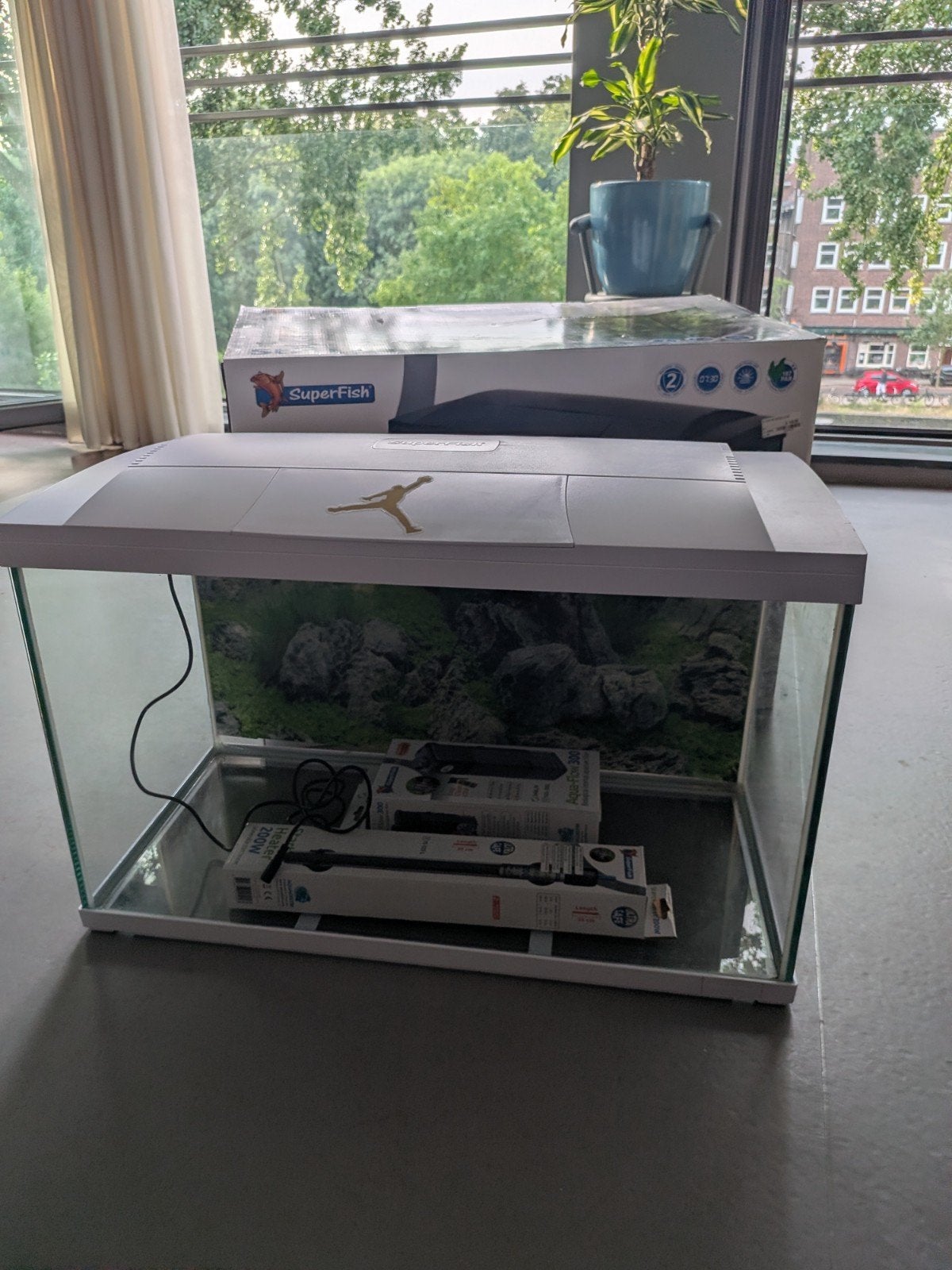 Superfish Start 100 te koop, Ophalen, Zo goed als nieuw, Leeg aquarium, Superfish