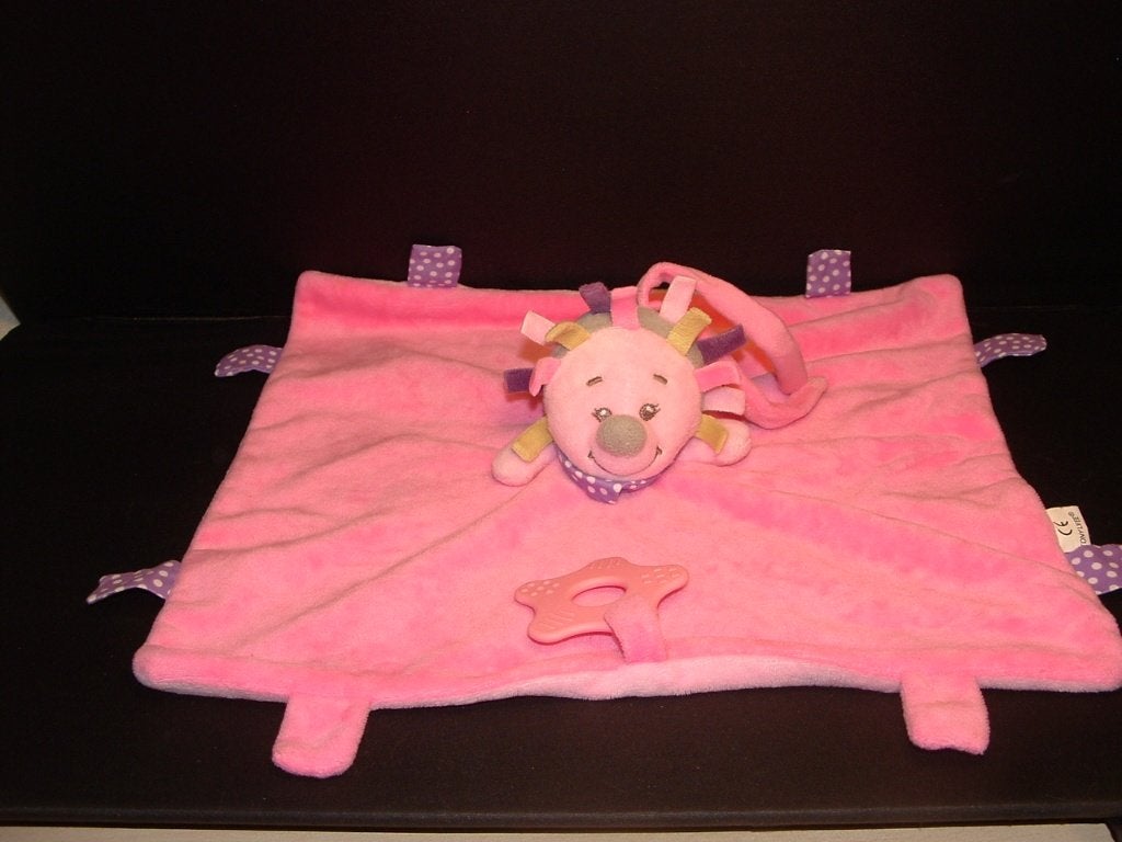 TONY LVEE EGEL KNUFFELDOEK VELOURS ROZE MET IN HET, Ophalen of Verzenden, Nieuw, Overige typen