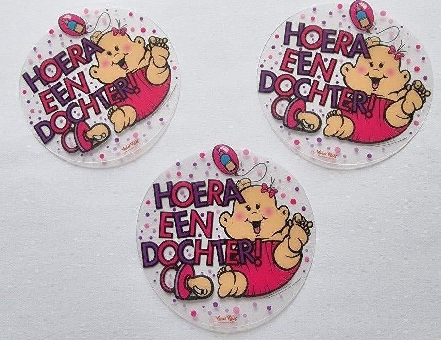 PARTIJ ONDERZETTERS VOOR BABY BORREL, Ophalen of Verzenden, Nieuw, Versiering, Geboorte of Huwelijk