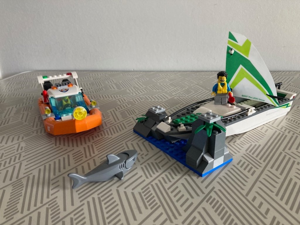 Lego city 60168 kustwacht, Ophalen, Compleet, City, Lego