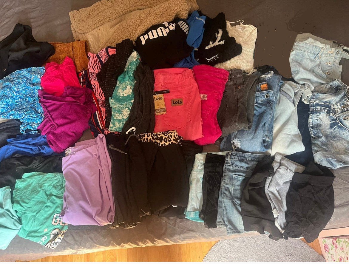 Kledingpakket maat 158 tot S, Ophalen, Gebruikt, Meisje