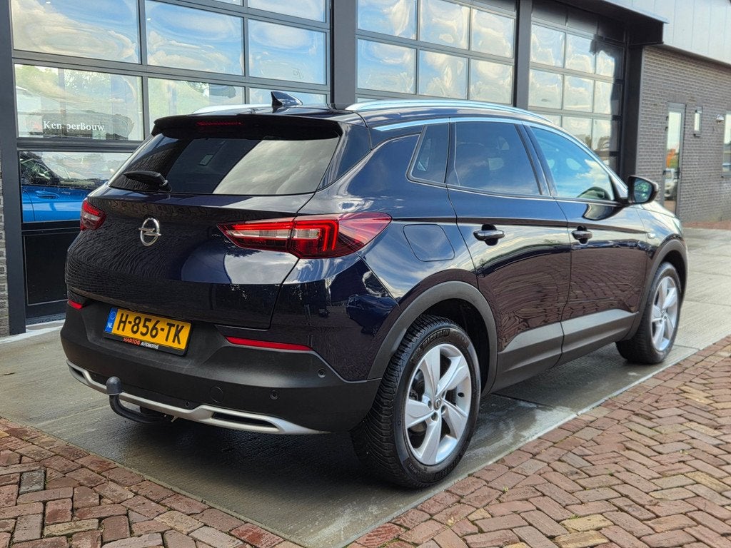 Opel Grandland X 1.2 Turbo Ultimate Automaat, Gebruikt, Euro 6, 1199 cc, Blauw