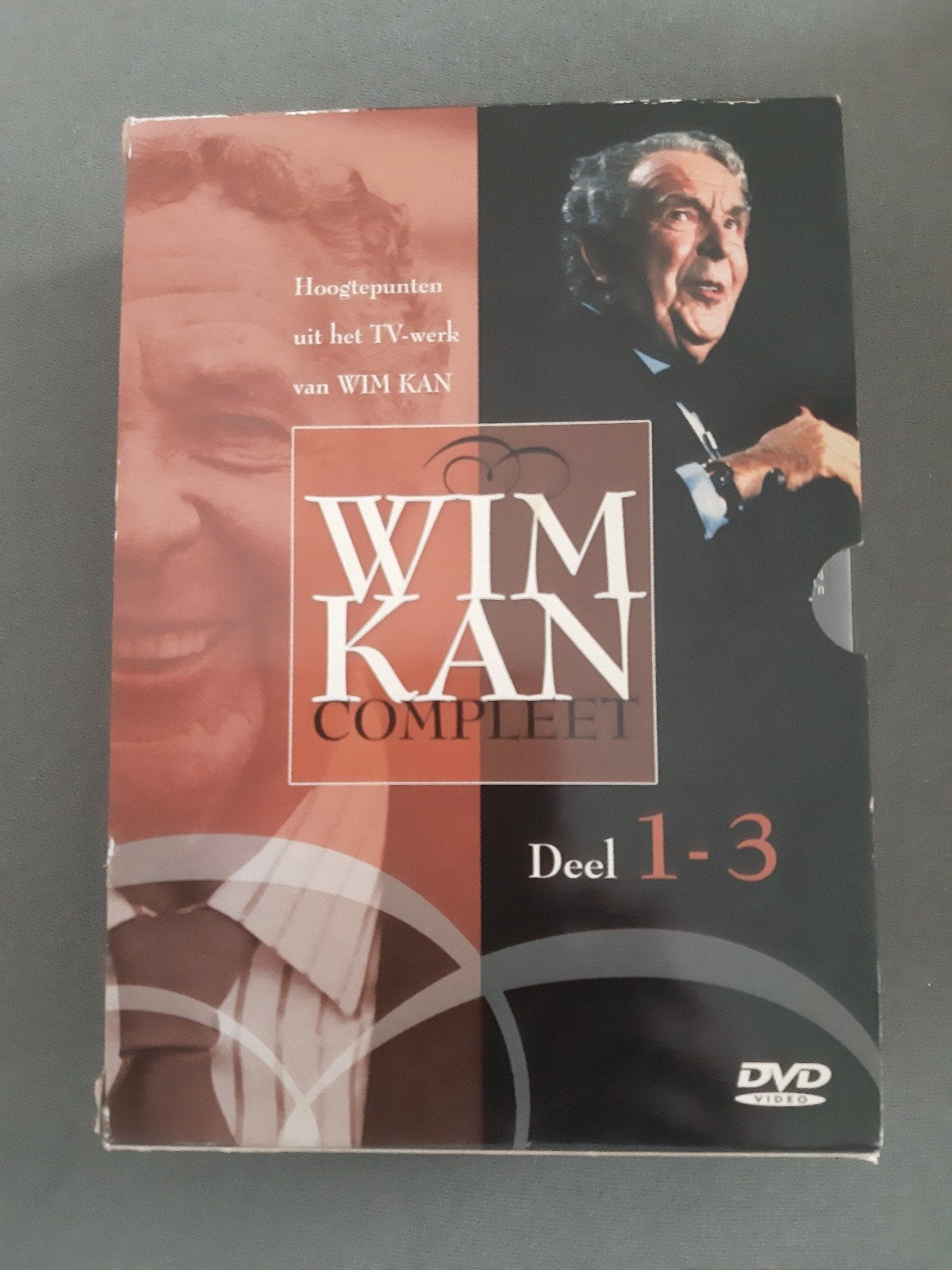 Wim Kan Compleet Deel 1-3 DVD - Hoogtepunten TV-werk, Cd's en Dvd's, Gebruikt, Wim Kan, Alle leeftijden, Ophalen of Verzenden