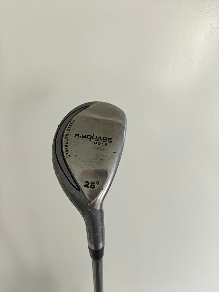 B-Square Golf Hybrid / Rescue club – 25 – Stainless Steel, Sport en Fitness, Golf, Ophalen of Verzenden, Gebruikt, Club, Overige merken