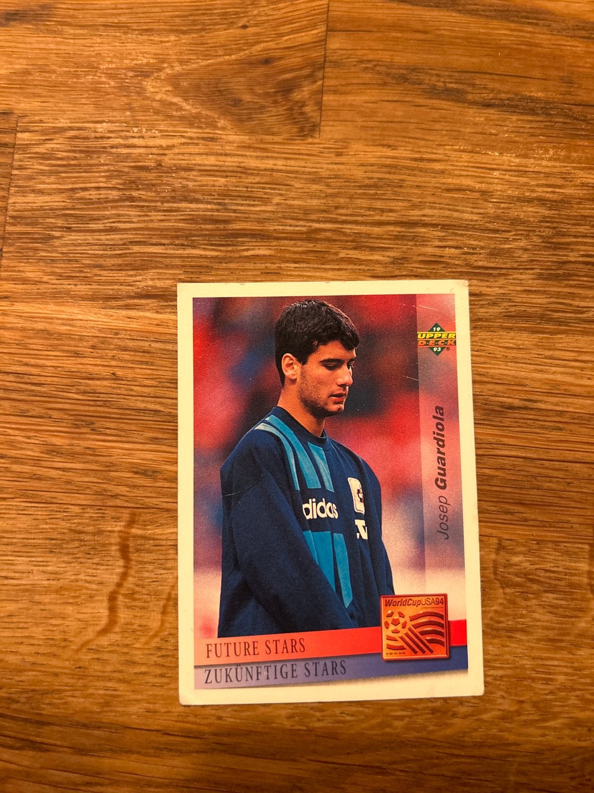 Pep Guardiola #147 – Upper Deck WK 1994 Future Stars, Verzamelen, Ophalen of Verzenden, Zo goed als nieuw, Buitenlandse clubs