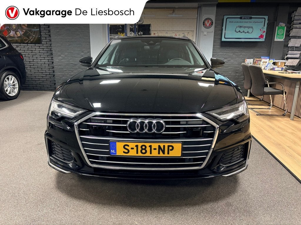 Audi A6 Avant 55 TFSI e quattro Competition 367 pk / Panoram, Gebruikt, 4 cilinders, Lane Departure Warning, Zwart