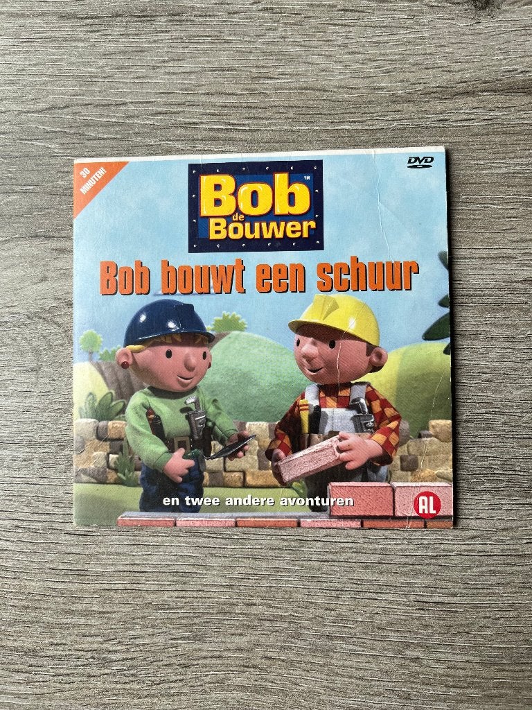 DVD Bob bouwt een schuur Bob de Bouwer, Alle leeftijden, Poppen, Ophalen of Verzenden, Zo goed als nieuw