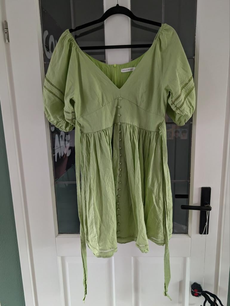 Bisou's Project Groene Jurk Maat M/L, Maat 38/40 (M), Ophalen of Verzenden, Zo goed als nieuw, Bisou's Project