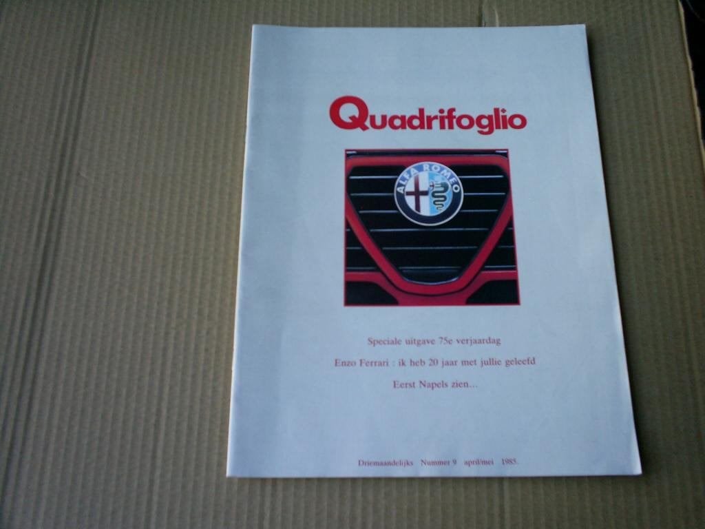 Alfa Quadrifoglio o.a. Alfa Geschiedenis, Verzenden, Zo goed als nieuw, Alfa Romeo
