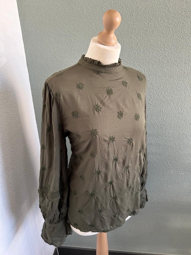 Fabienne Chapot maat 40 khaki Leo top 191, Maat 38/40 (M), Ophalen of Verzenden, Zo goed als nieuw, Fabienne Chapot