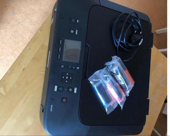 Canon MG5550 printer met inktpatronen, Computers en Software, Printers, Gebruikt, Inkjetprinter, All-in-one, Kleur printen
