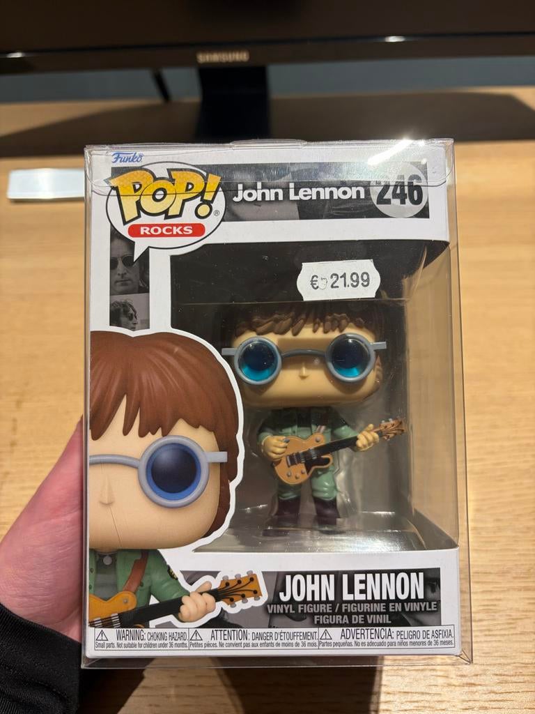 Funko Pop! Rocks: John Lennon #246 - The Beatles, Verzamelen, Poppetjes en Figuurtjes, Nieuw, Ophalen of Verzenden
