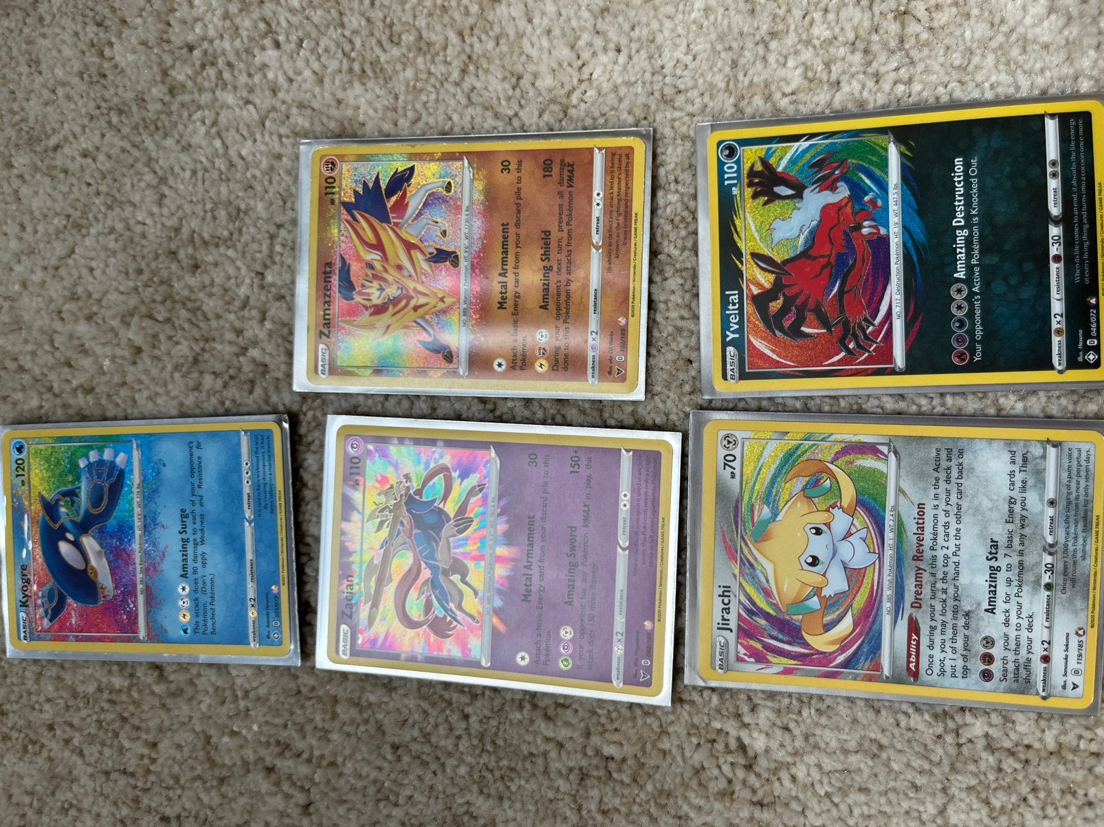 Pokémon Amazing Rare collectie, Ophalen of Verzenden, Zo goed als nieuw, Meerdere kaarten
