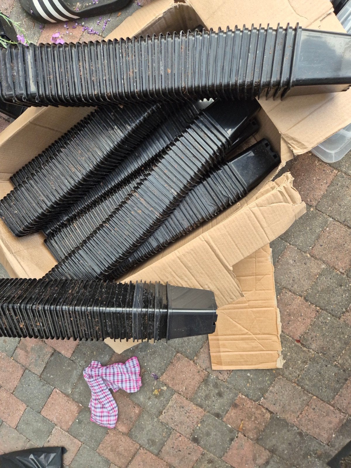 Kweekpotten / Plantenpotten -, Kunststof, Gebruikt, Ophalen of Verzenden, Binnen